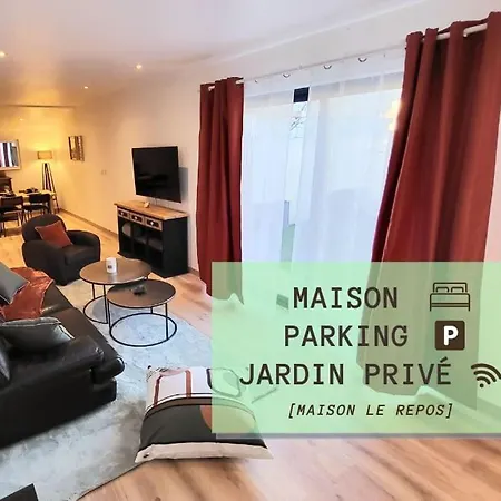 Дом отдыха Le Repos Maison 6 Couchages Avec Jardin Prive